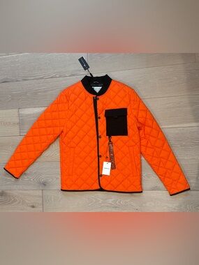 100% Authentic Moose Knuckles Fall Out Canada - Safety Orange